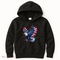 American Bald Eagle Gift Kids Hoodie thumb 0