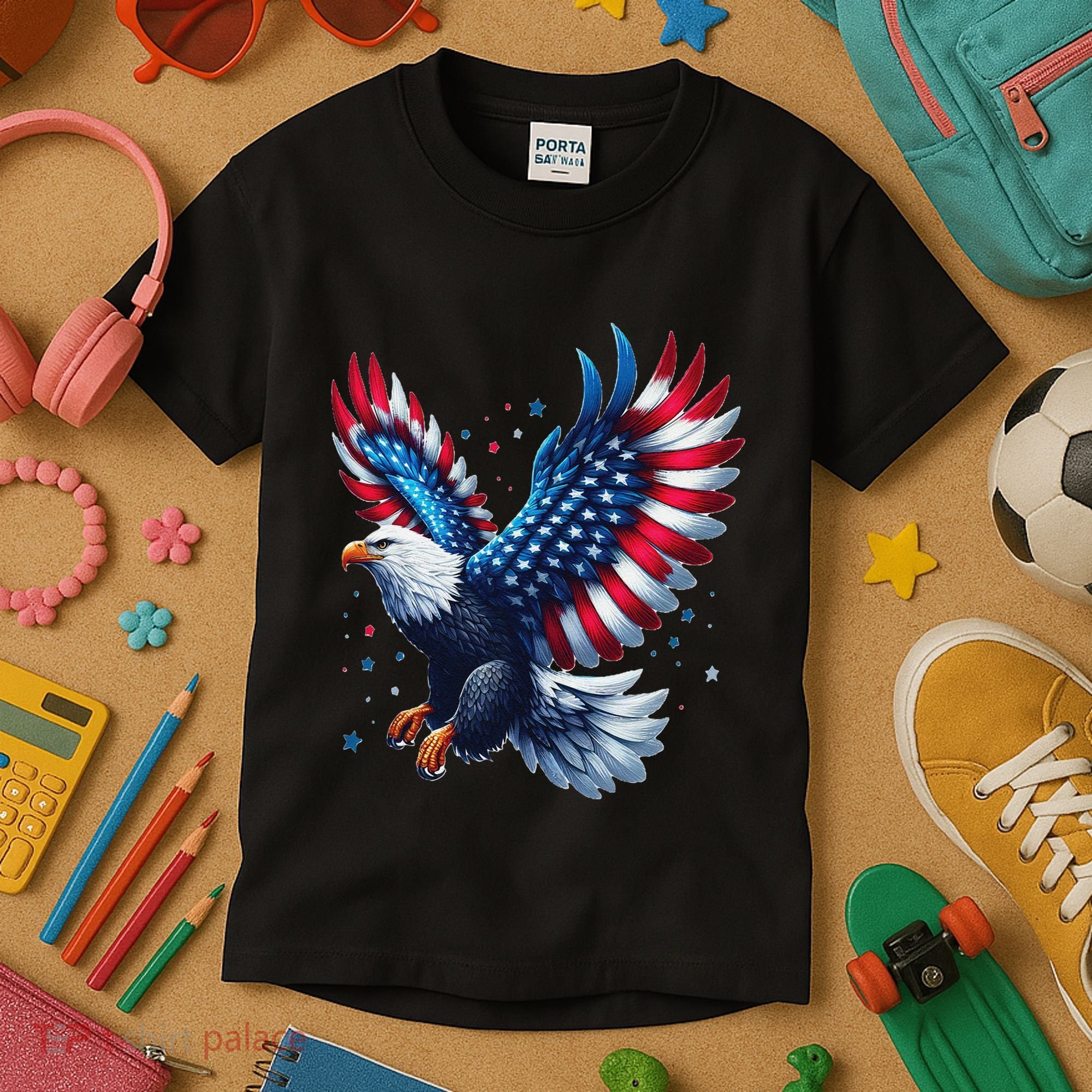 American Bald Eagle Gift Kids T-Shirt