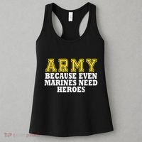 Army because even marines need heroes Women's Tank Top thumb 3