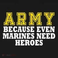 Army because even marines need heroes Toddler Hoodie thumb 2