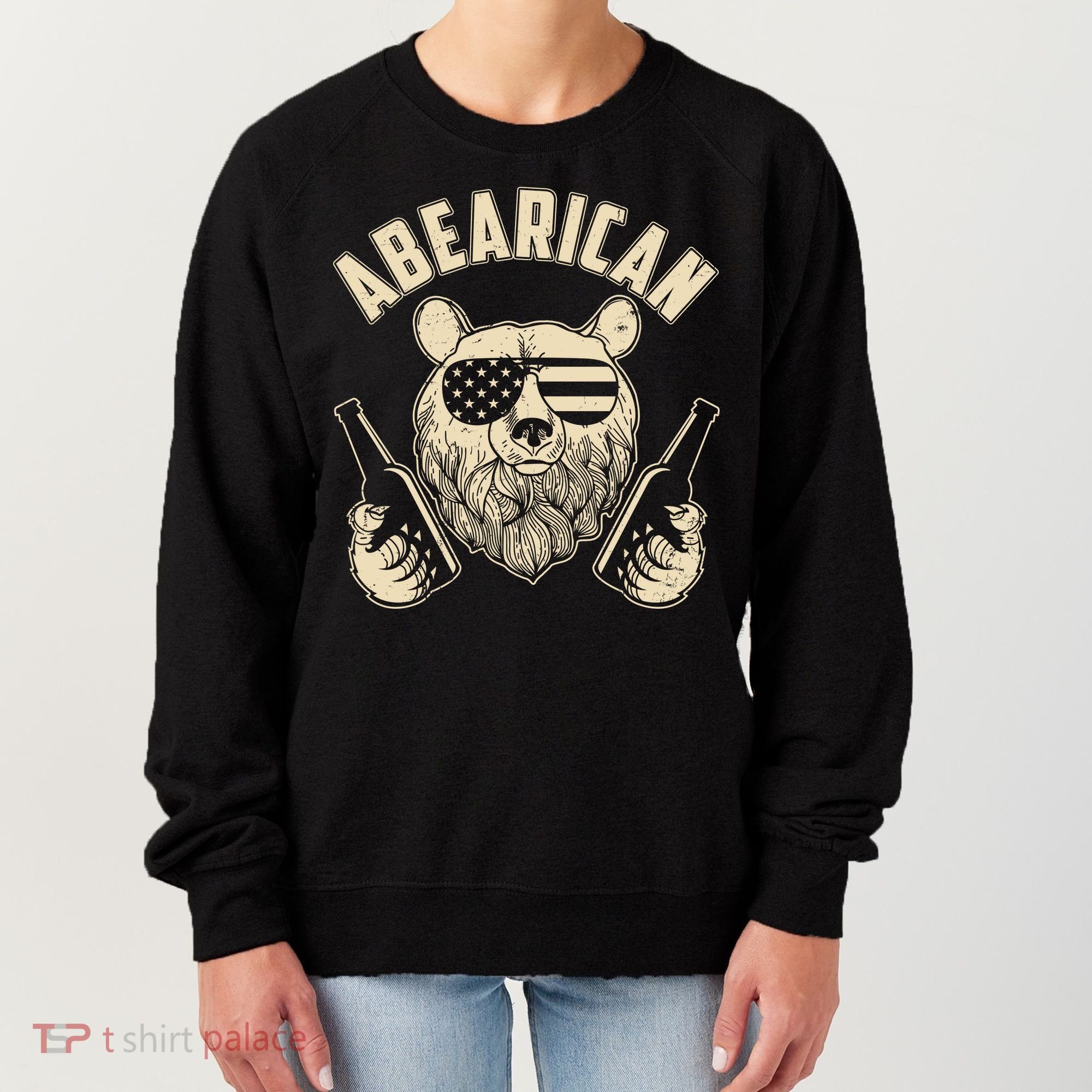 Abearican American Bear Beers Women's Sweatshirt