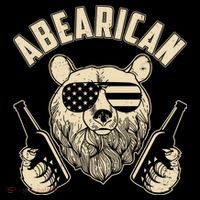 Abearican American Bear Beers Bucket Hat thumb 4