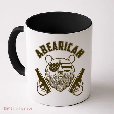 Abearican American Bear Beers Coffee Mug