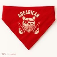 Abearican American Bear Beers USA-Made Doggie Bandana thumb 0