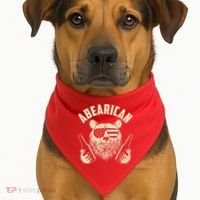 Abearican American Bear Beers USA-Made Doggie Bandana thumb 1