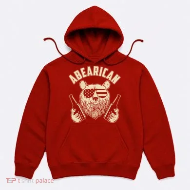 Abearican American Bear Beers Hoodie