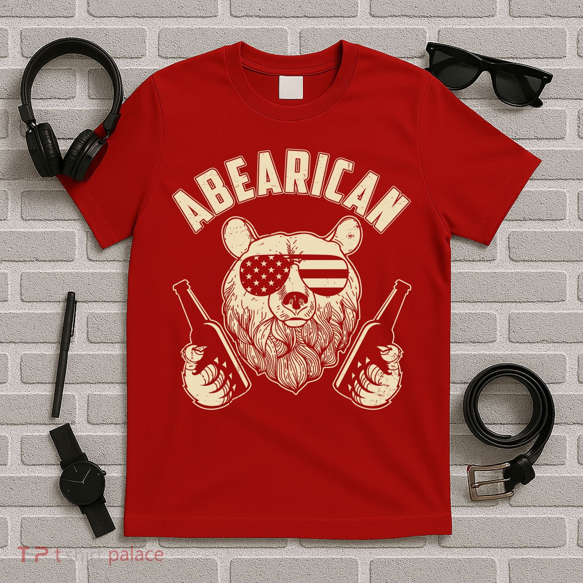 Abearican American Bear Beers T-Shirt