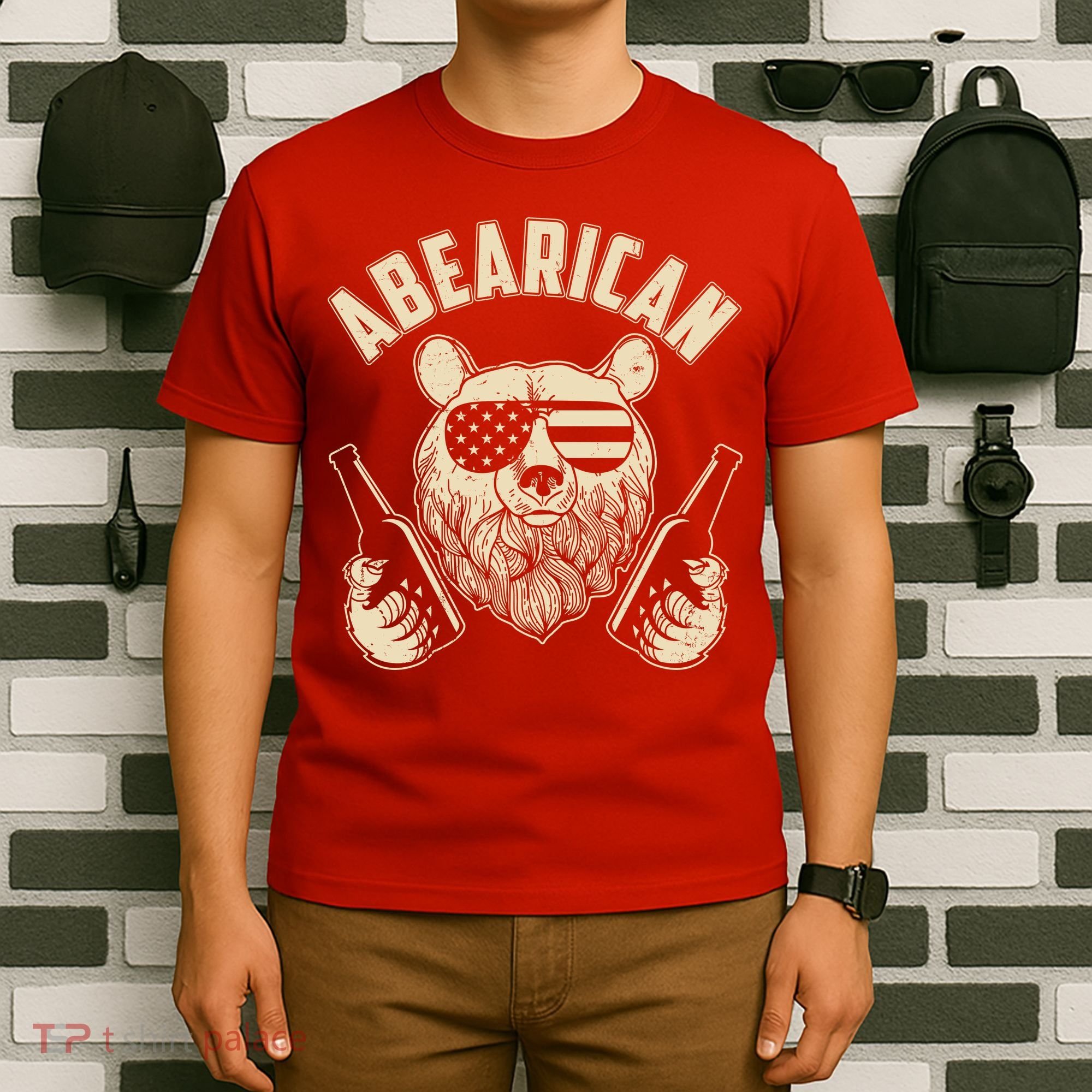 Abearican American Bear Beers T-Shirt