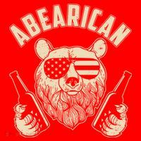 Abearican American Bear Beers Coaster thumb 2
