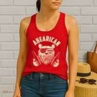 Abearican American Bear Beers Women's Tank Top thumb 2