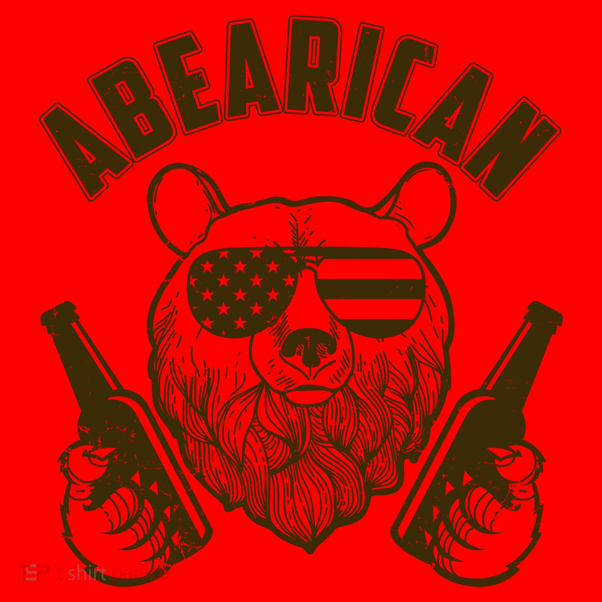 Abearican American Bear Beers Santa Hat