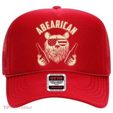 Abearican American Bear Beers Hat