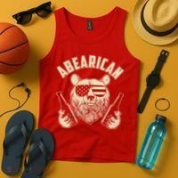 Abearican American Bear Beers Tank Top thumb 4
