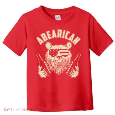 Abearican American Bear Beers Toddler T-Shirt