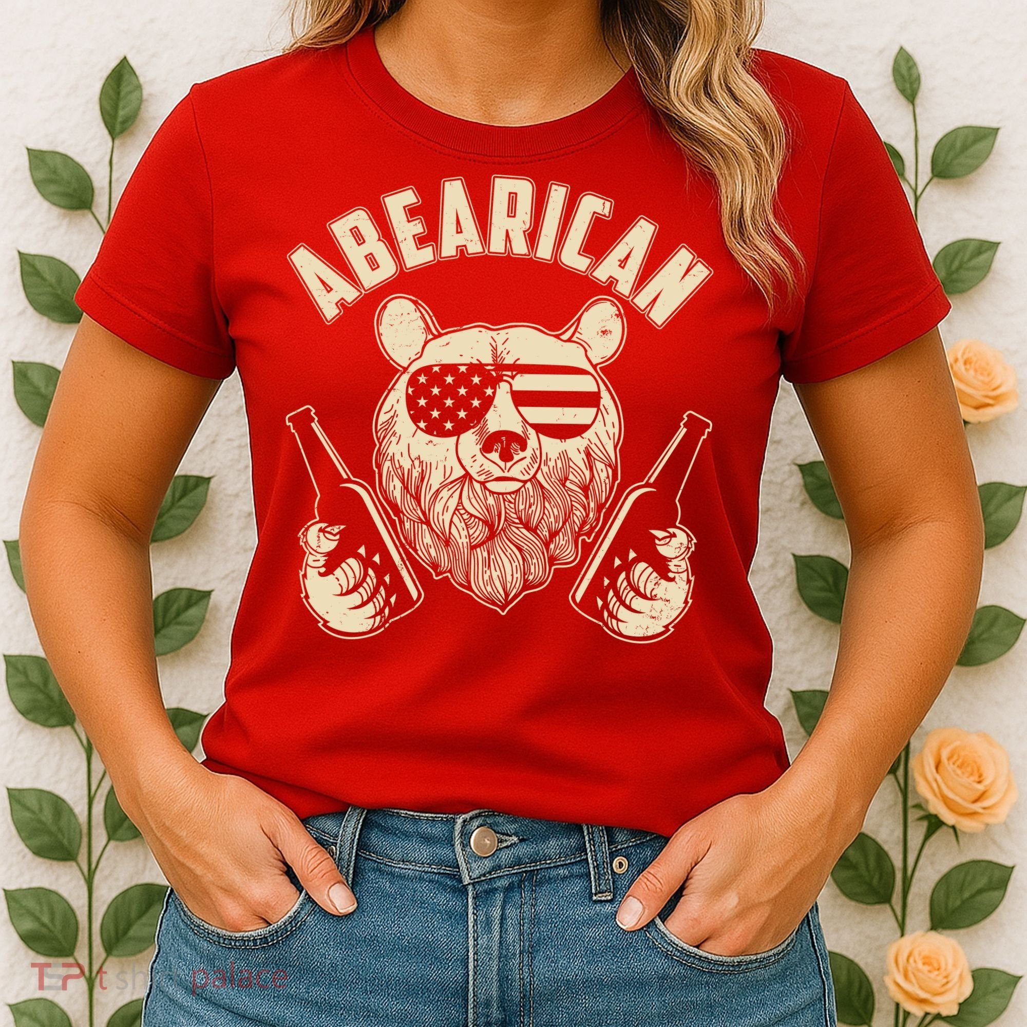 Abearican American Bear Beers Women's T-Shirt