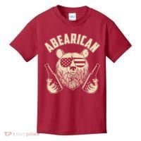 Abearican American Bear Beers Kids T-Shirt thumb 0