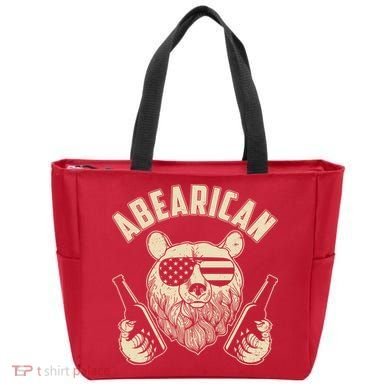 Abearican American Bear Beers Tote Bag