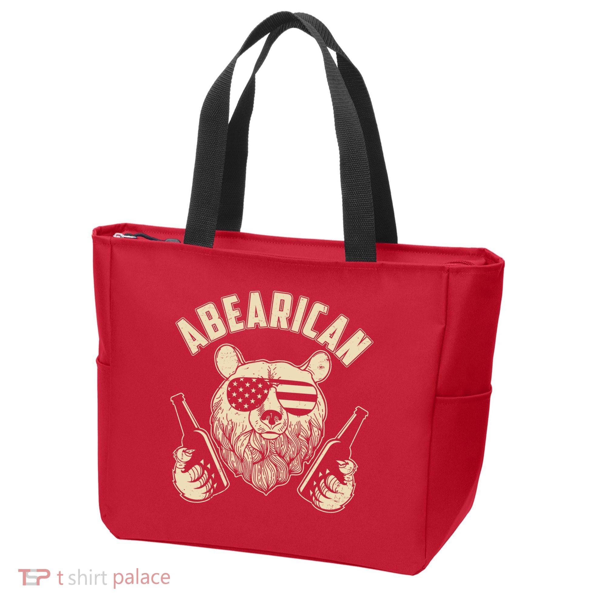 Abearican American Bear Beers Tote Bag