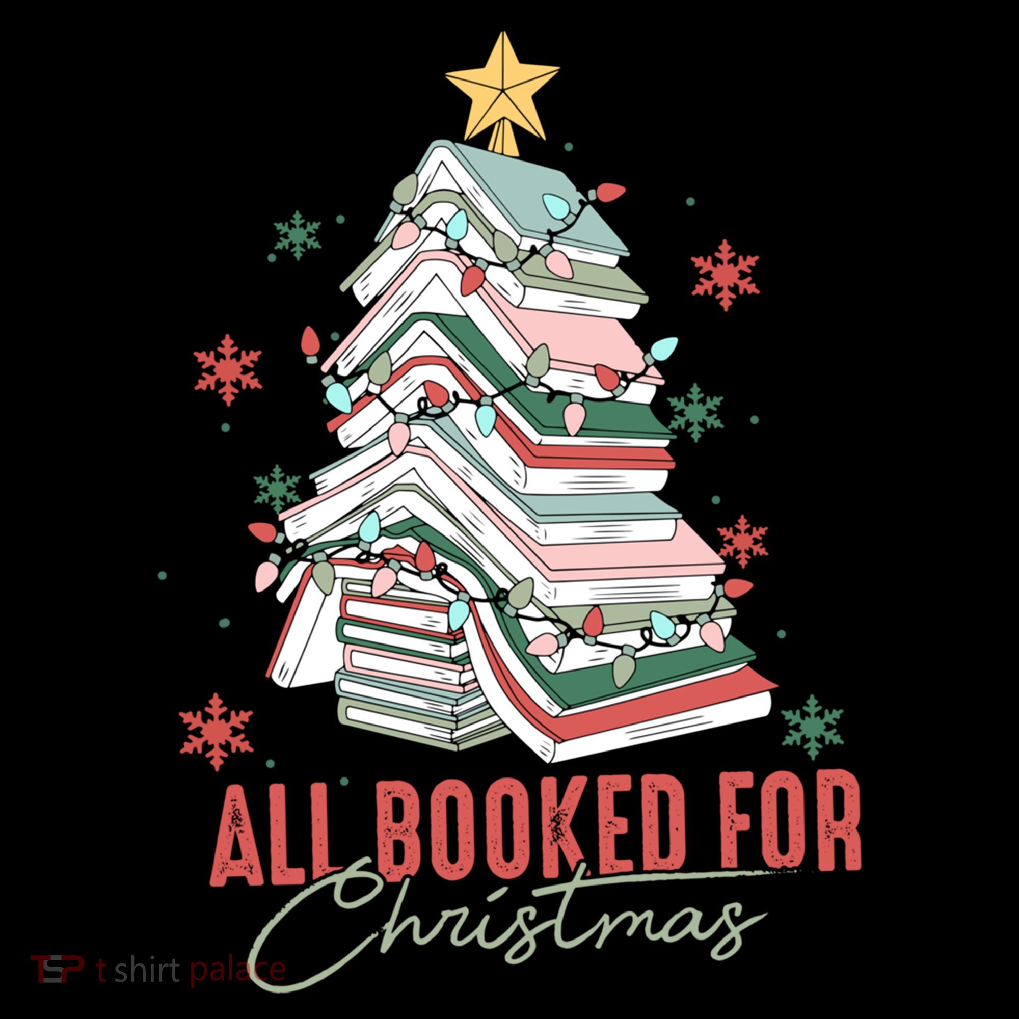 All Booked For Christmas Book Tree Christmas Xmas Lights Gift Coffee Mug