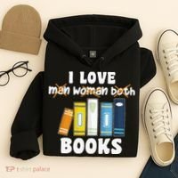 Aroace Books Funny Books In Aroace Flag Hoodie thumb 4