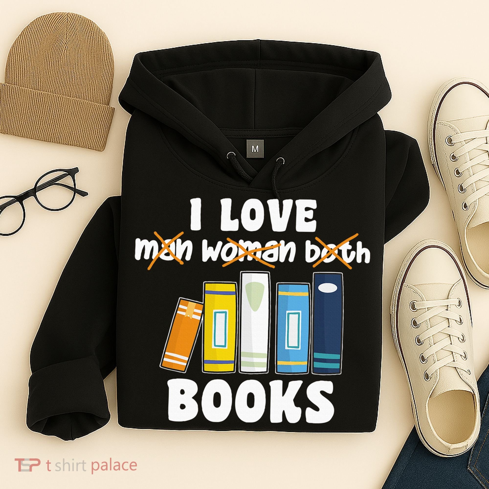 Aroace Books Funny Books In Aroace Flag Hoodie