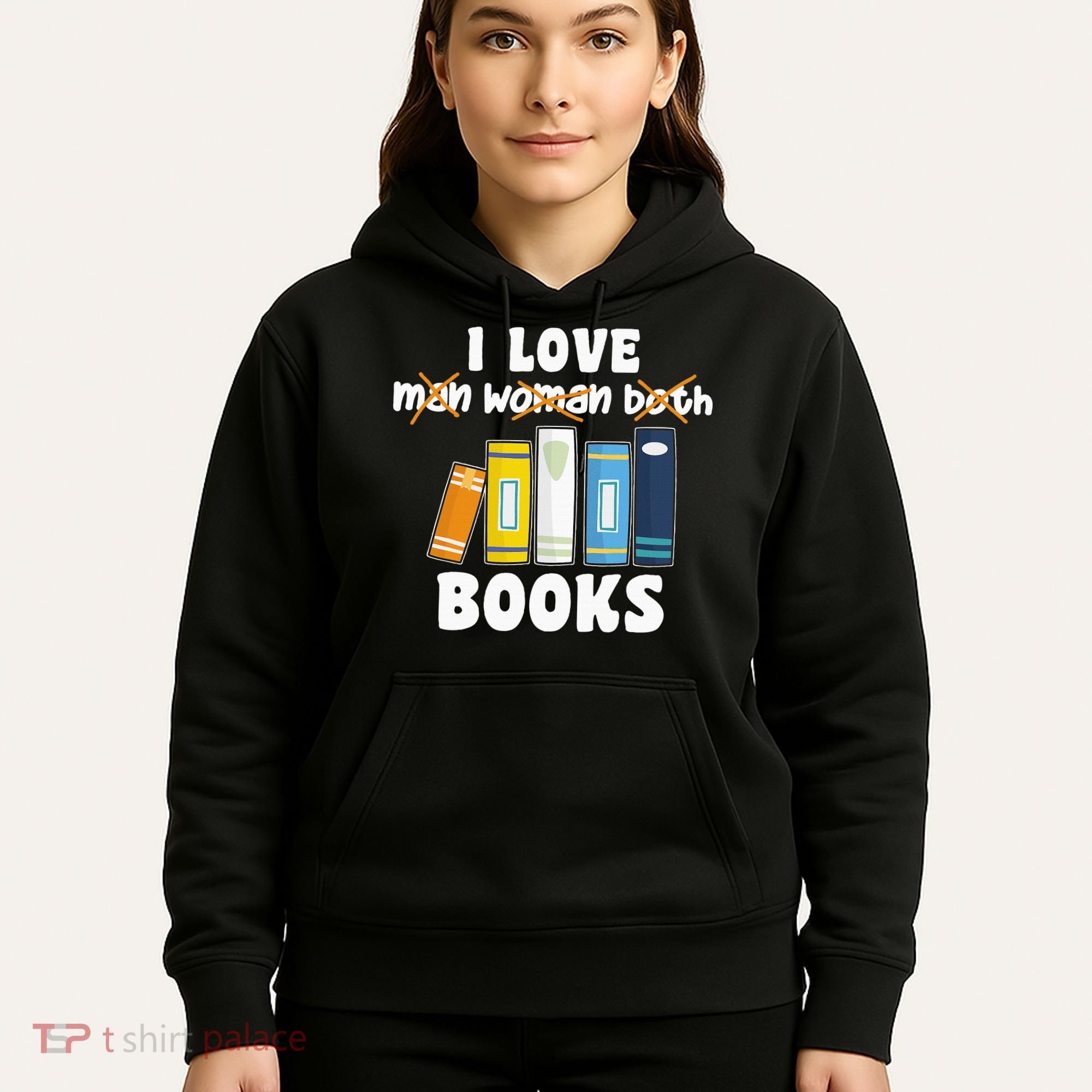 Aroace Books Funny Books In Aroace Flag Hoodie