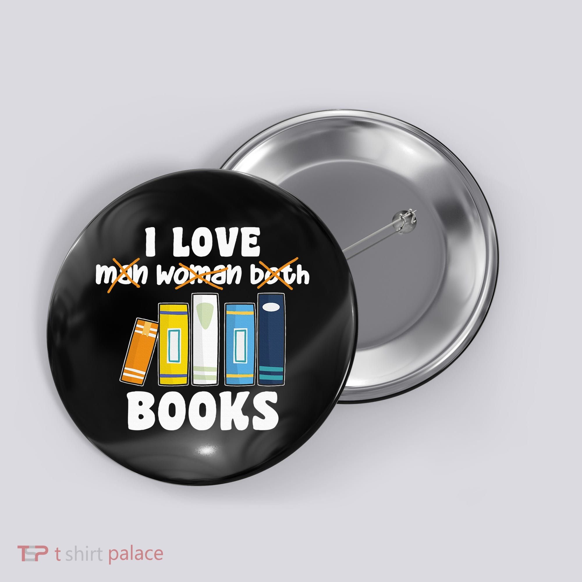 Aroace Books Funny Books In Aroace Flag Button