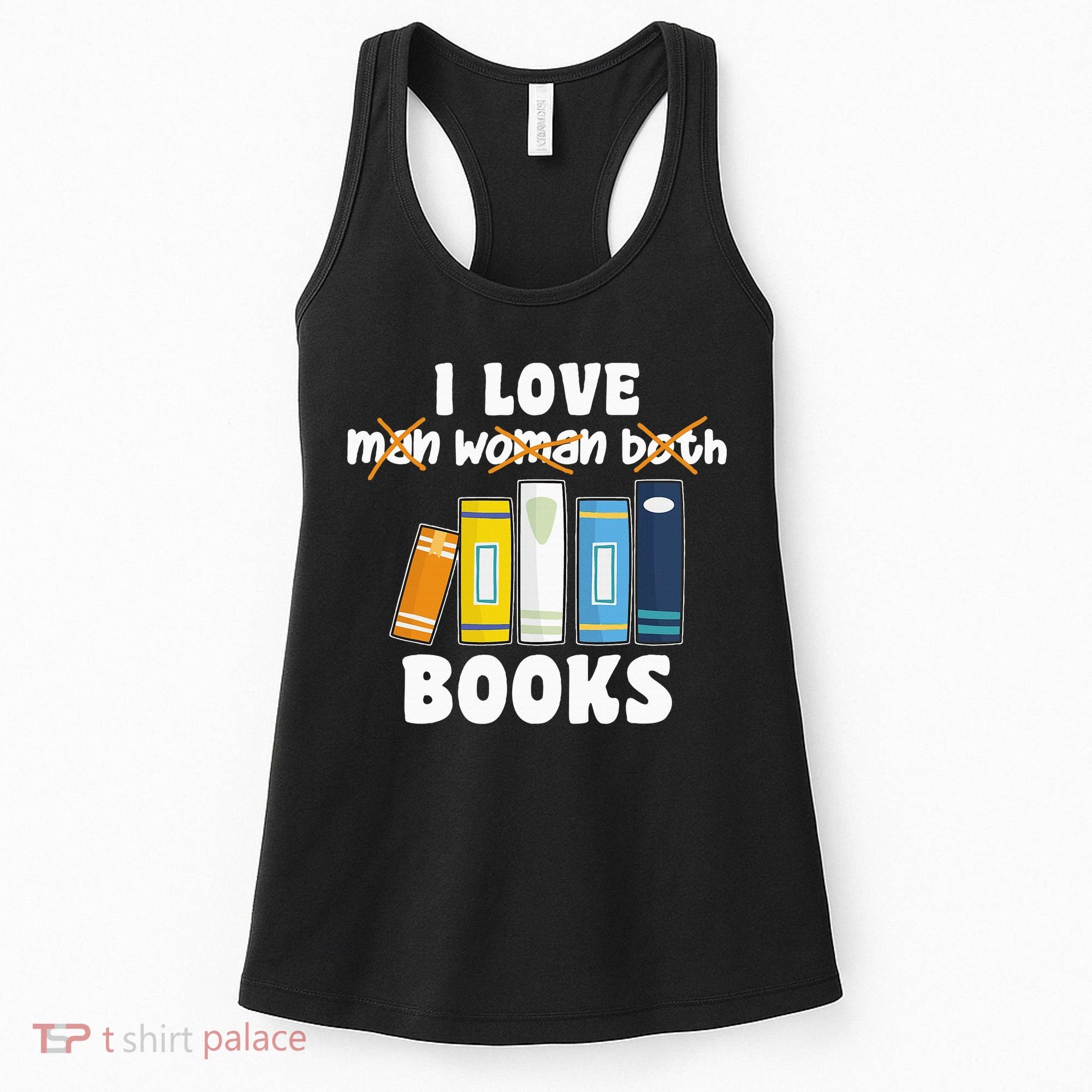 Aroace Books Funny Books In Aroace Flag Women's Tank Top