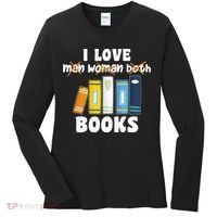 Aroace Books Funny Books In Aroace Flag Women's Long Sleeve Shirt thumb 0