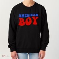 American Boy Fourth Of July Women's Sweatshirt thumb 0