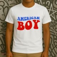 American Boy Fourth Of July T-Shirt thumb 3