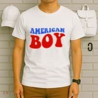 American Boy Fourth Of July T-Shirt thumb 6