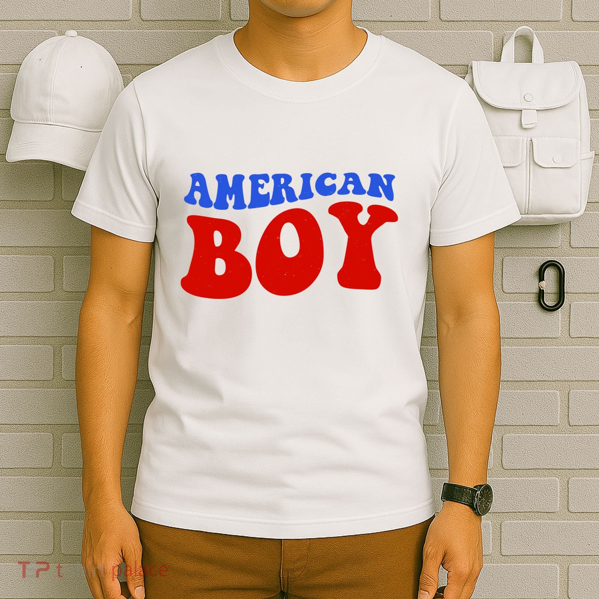 American Boy Fourth Of July T-Shirt