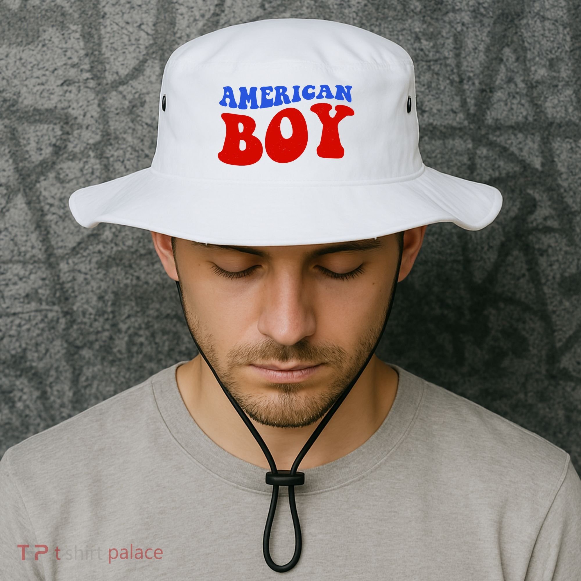 American Boy Fourth Of July Bucket Hat