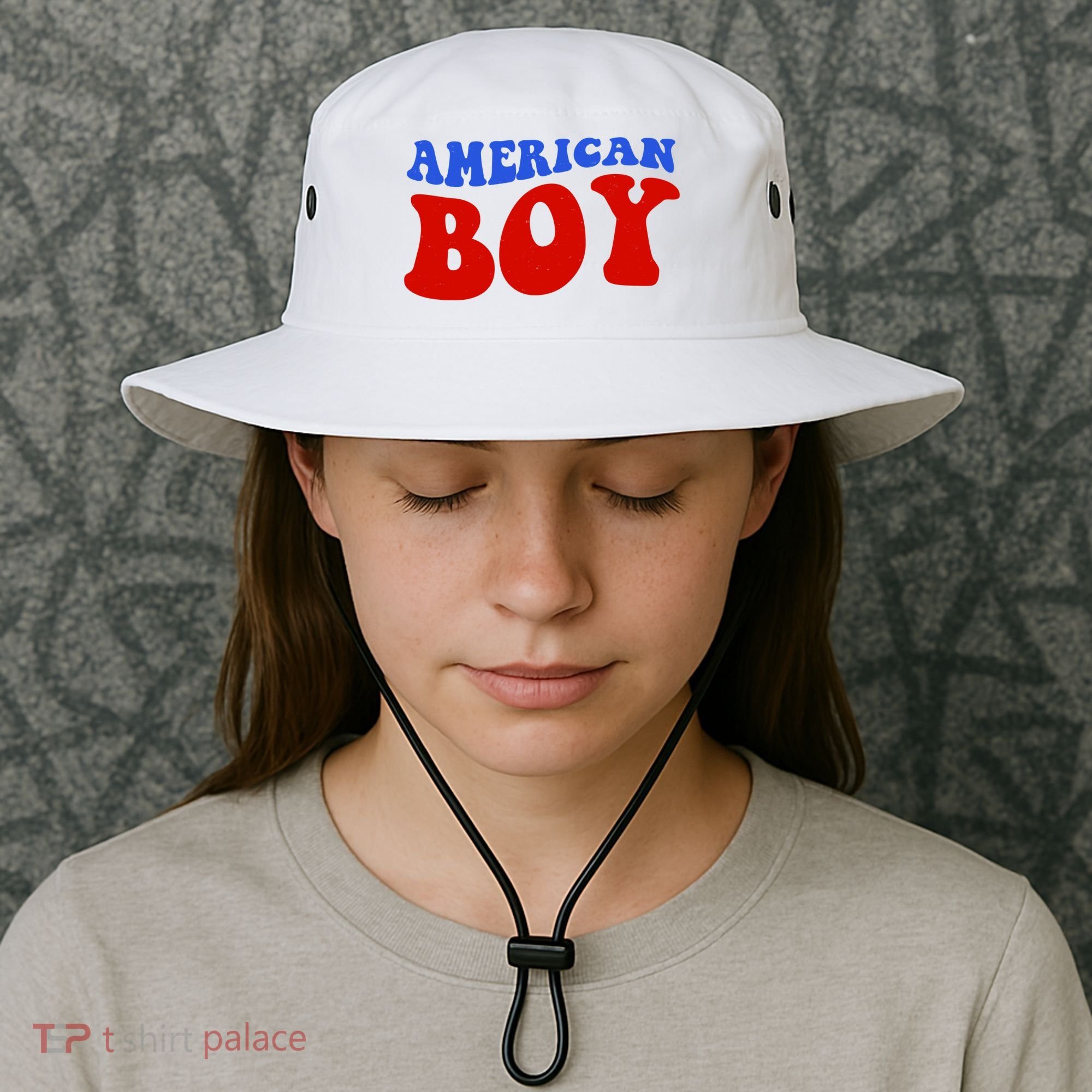 American Boy Fourth Of July Bucket Hat