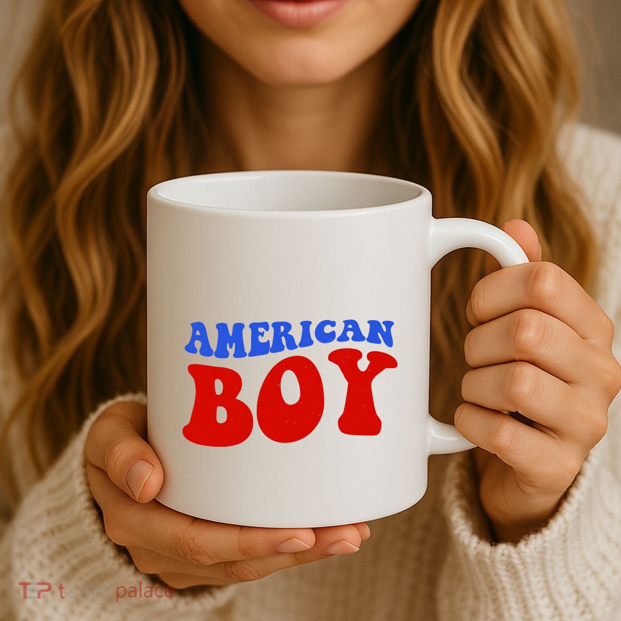 American Boy Fourth Of July Coffee Mug