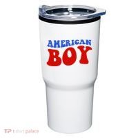 American Boy Fourth Of July Tumbler thumb 0
