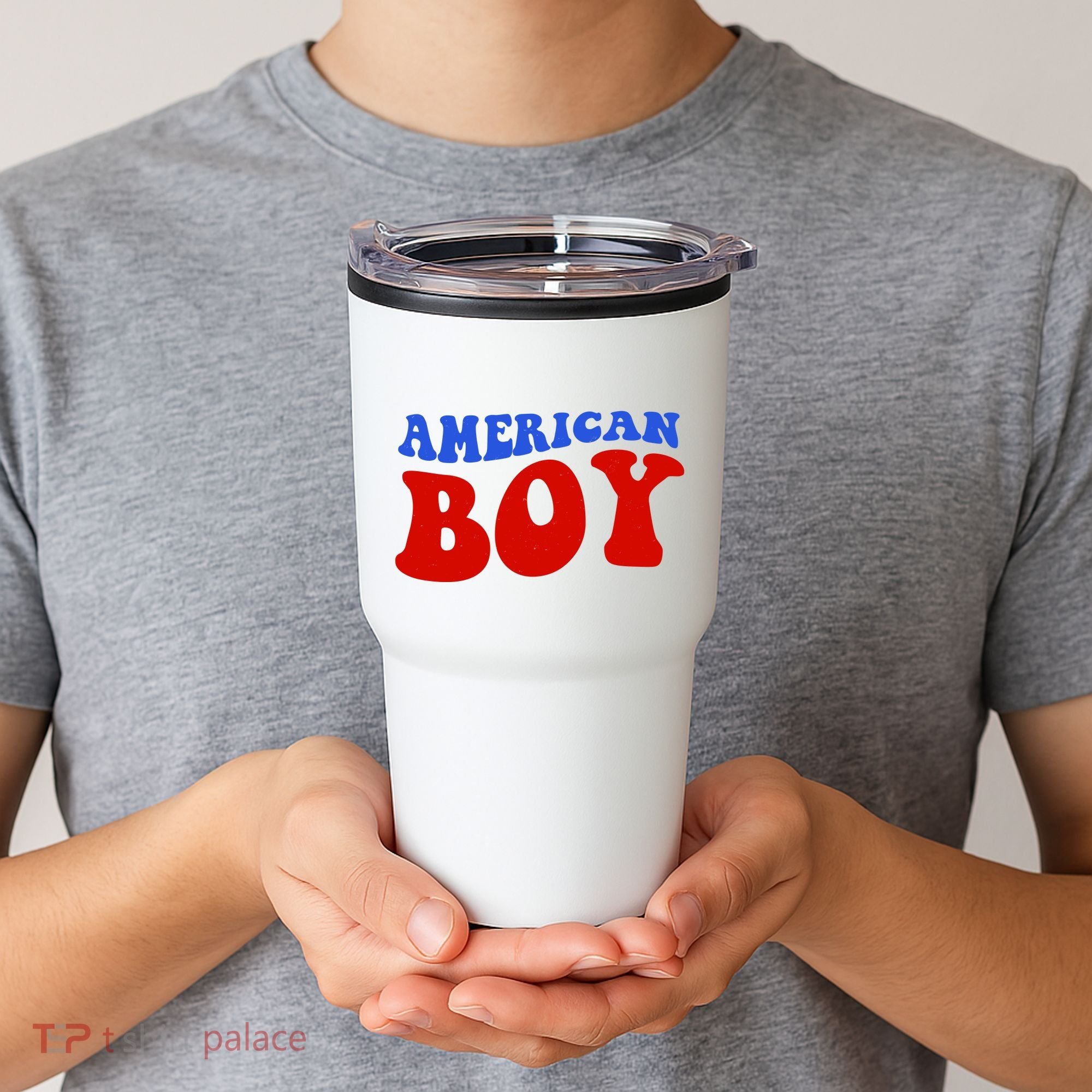 American Boy Fourth Of July Tumbler