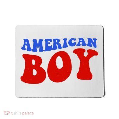 American Boy Fourth Of July Mousepad