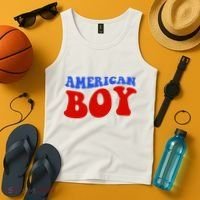 American Boy Fourth Of July Tank Top thumb 4