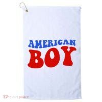 American Boy Fourth Of July Golf Towel thumb 0