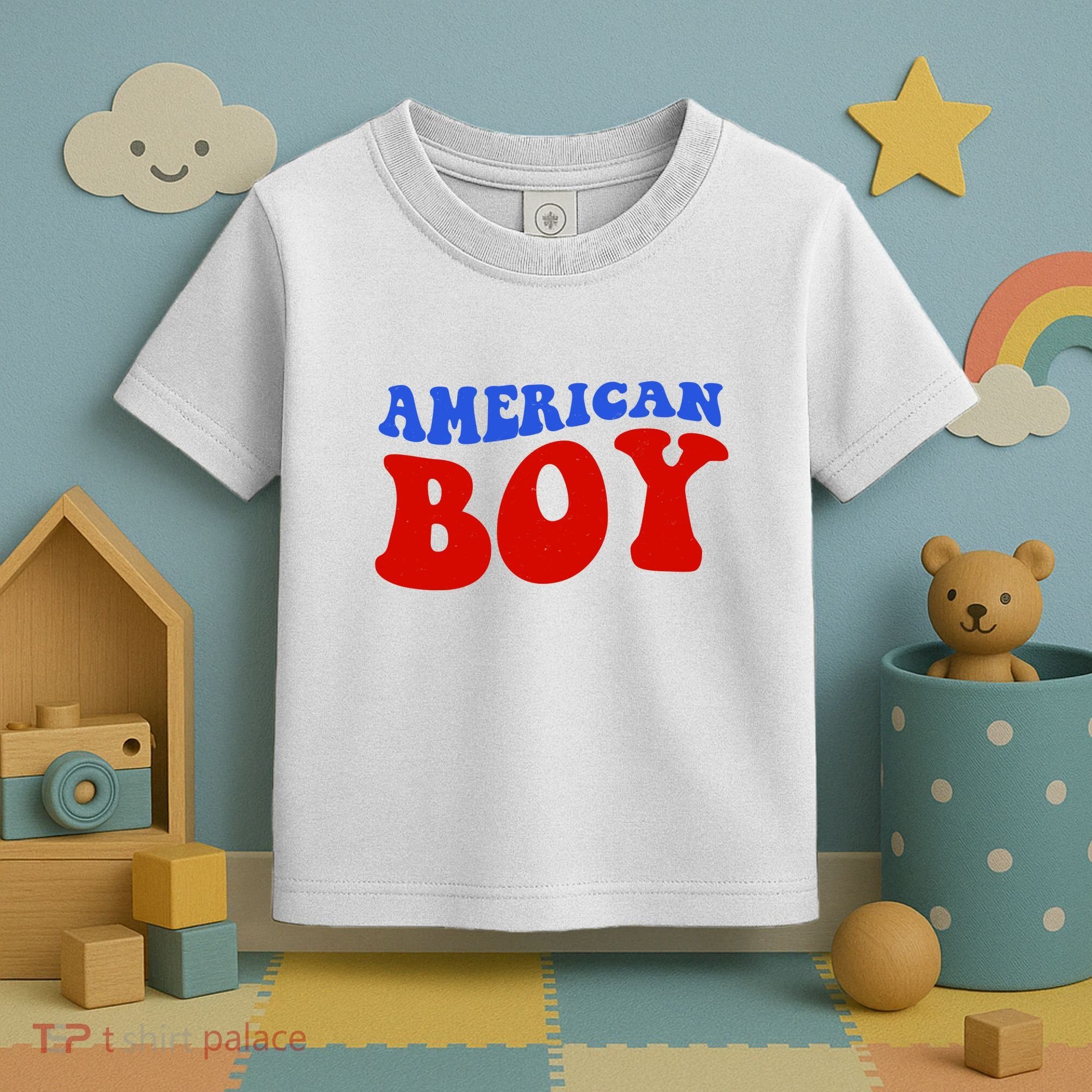 American Boy Fourth Of July Toddler T-Shirt