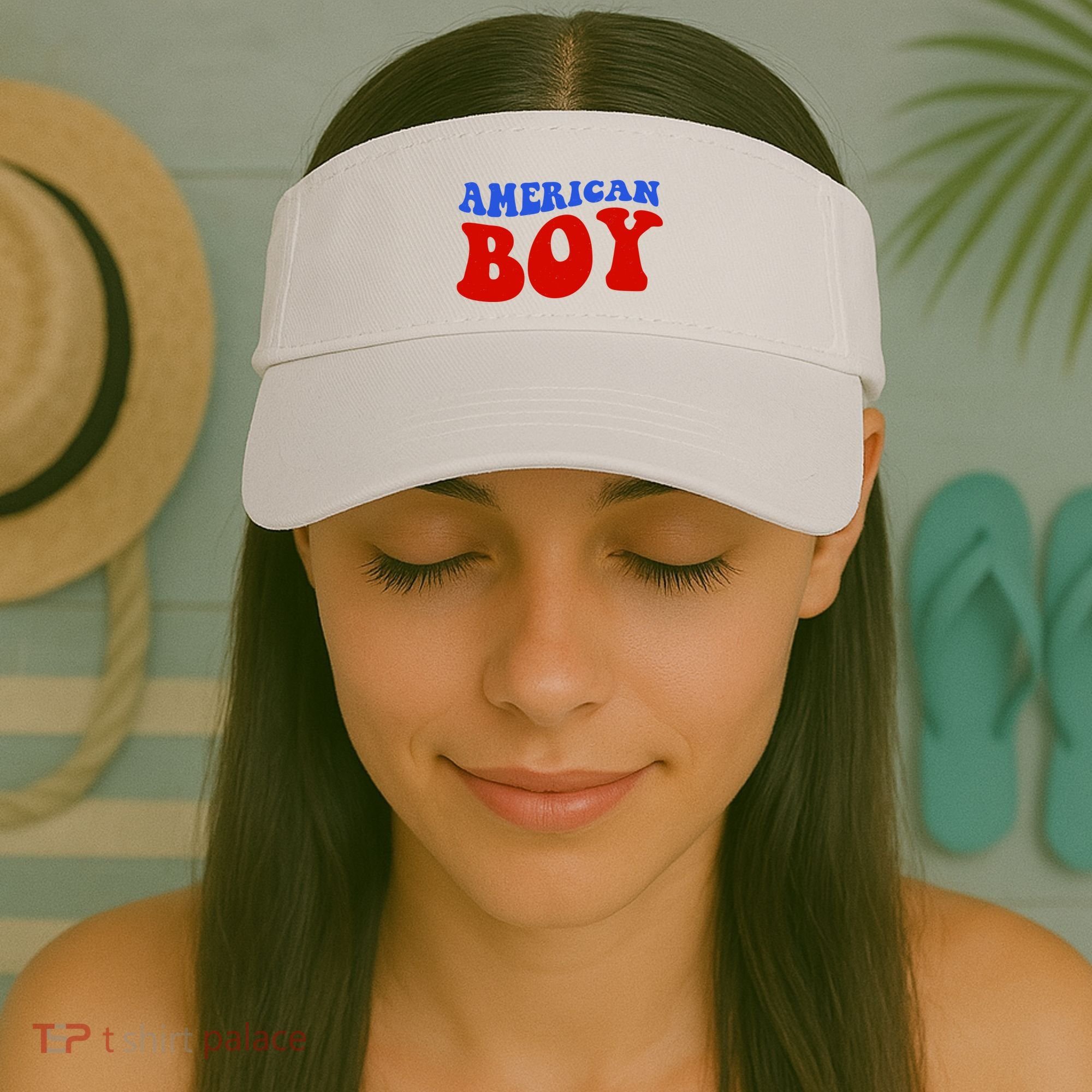 American Boy Fourth Of July Visor
