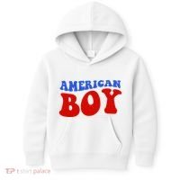 American Boy Fourth Of July Kids Hoodie thumb 0