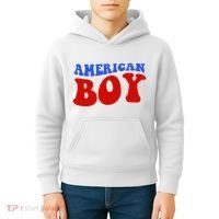 American Boy Fourth Of July Kids Hoodie thumb 4