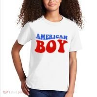 American Boy Fourth Of July Kids T-Shirt thumb 2