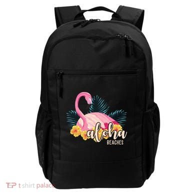 Aloha Beaches Flamingo Tropical Backpack