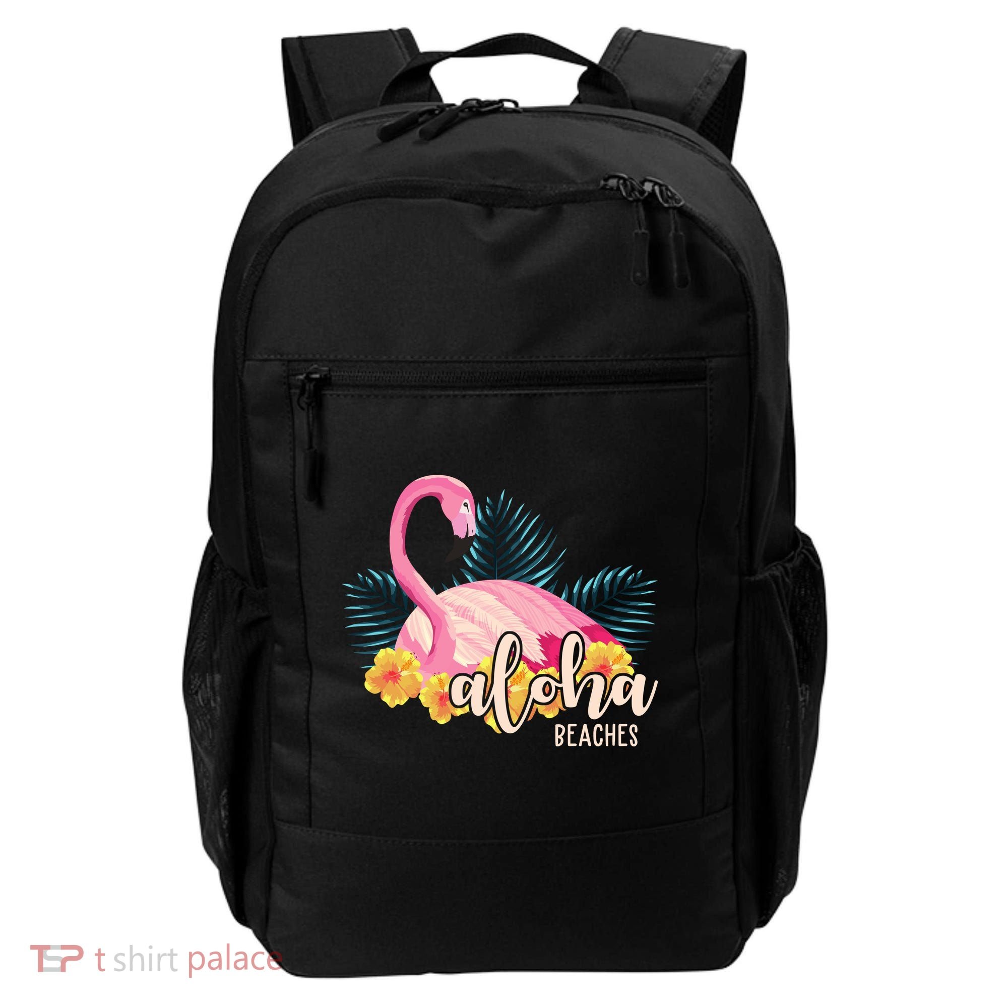 Aloha Beaches Flamingo Tropical Backpack