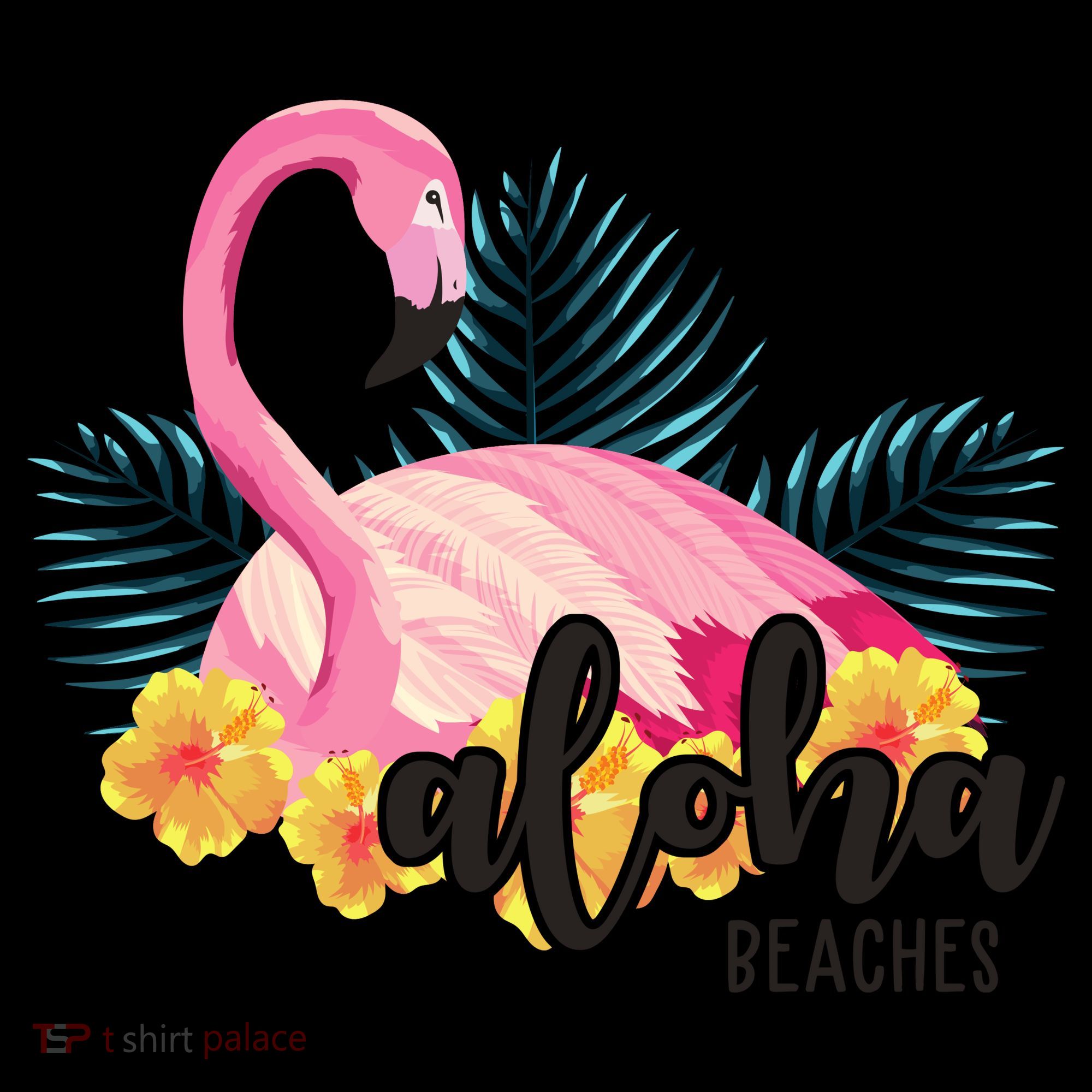 Aloha Beaches Flamingo Tropical Coffee Mug