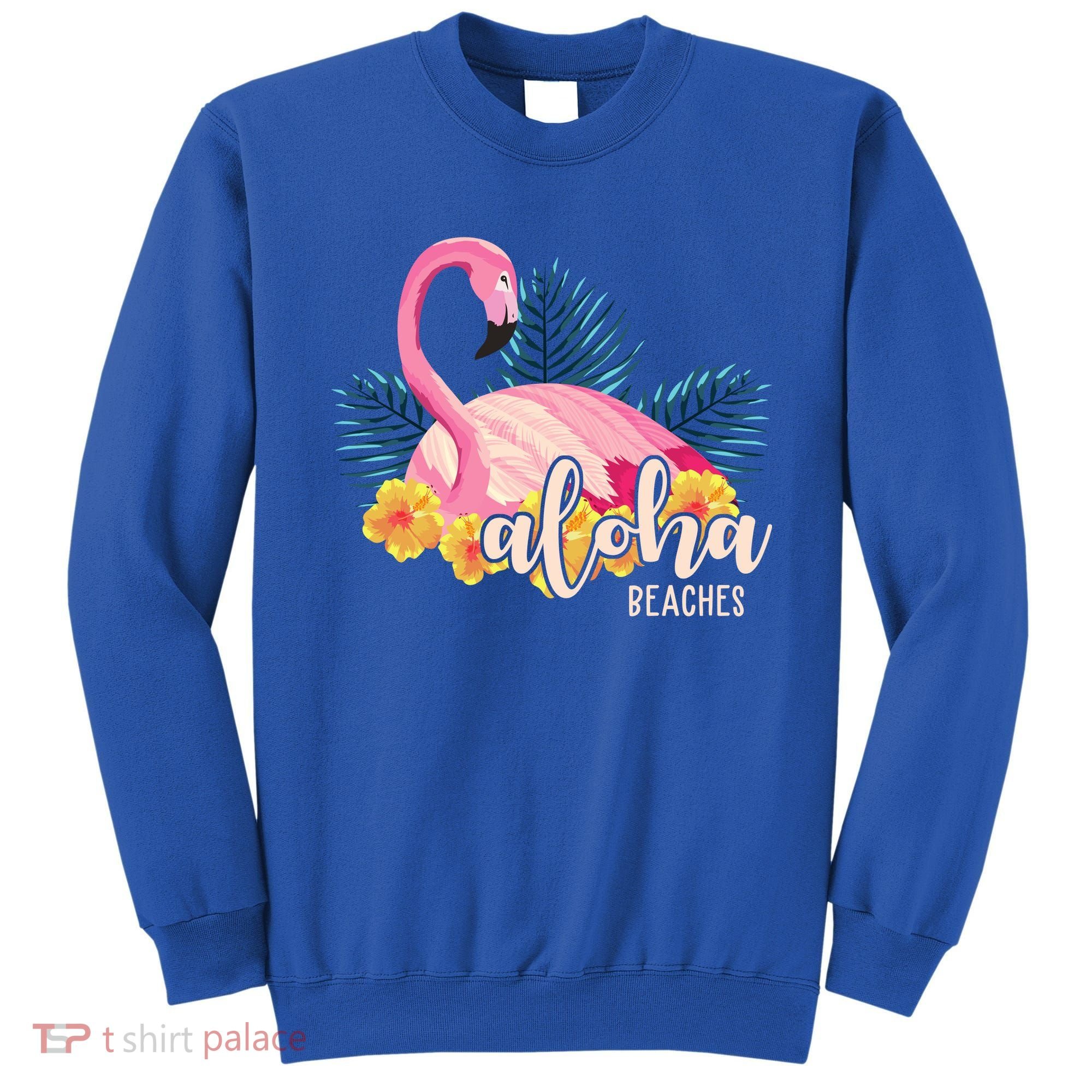 Aloha Beaches Flamingo Tropical Sweatshirt